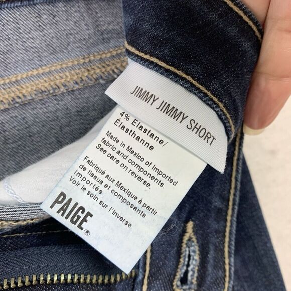 Paige Jimmy Jimmy Shorts Cuff Cut Off Womens Size 30 Xylo Distressed NWT $169 - Picture 8 of 14